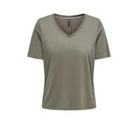 ONLY Onlelise S/S V-Neck Top JRS Noos, Nogal, XL