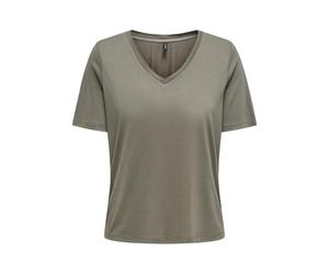 ONLY Onlelise S/S V-Neck Top JRS Noos, Nogal, XL