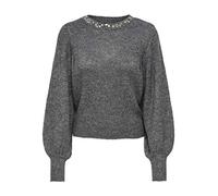 ONLY Onlelsa L/S KNT - Jersey para Mujer, Color Gris Medio., XL