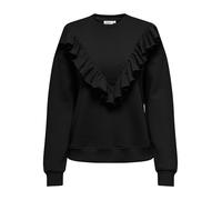 ONLY Onlely L/S O-Neck Fringe Swt, Negro, XS para Mujer