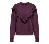 ONLY Onlely L/S O-Neck Fringe SWT para Mujer, Mauve Wine, L