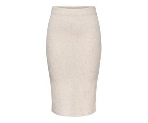 Only Onlema - Falda Slit JRS Noos para Mujer, Talla M, Color Gris, Pumice Stone/Melange, M