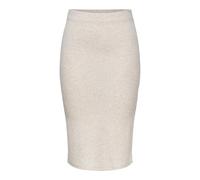 Only Onlema - Falda Slit JRS Noos Rock, Color Gris y Melange, XS, Pumice Stone/Melange, XS