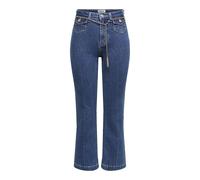 ONLY Onlemily HW Crop Flare Belt Dnm Mae, Medio De Mezclilla Azul, 28W / 32L Mujeres