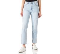 ONLY ONLEMILY HW STR Raw CR AK MAS440 Noos Jeans, Light Blue Denim, 32W / 34L para Mujer