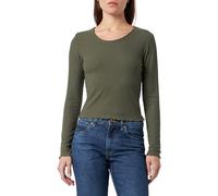 ONLY Onlemma - Camiseta de Manga Larga con Cuello Redondo para Mujer, Verde (Grape Leaf), XXL
