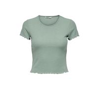ONLY Onlemma S/S Top Corto Noos Jrs Chaleco, Mujer, Jadeita, M