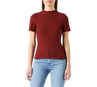 ONLY Onlemma S/S Top Noos Jrs Camiseta, Granate, M para Mujer