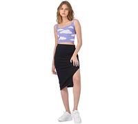 ONLY ONLEMMA Slit Skirt Noos Falda, Black, S para Mujer