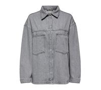ONLY Onlemmie L/S Camiseta Gris DNM Azg Noos, Medium Grey Denim, XL
