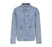 ONLY Onlferbie Ls DNM Shacket Gua Noos, Mezclilla De Color Azul Claro, S