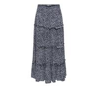 Only ONLFERNANDA Life LAYRED - Falda Larga para Mujer, Talla XS, S, M, L, XL, Color Azul, Azul Oscuro, XS