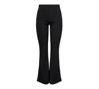 ONLY Onlfever - Pantalones Acampanados para Mujer, Negro, S / 30L