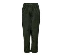 Only ONLFLORA - Pantalones clásicos para Mujer de Pana en Corte de Zanahoria, Rosin., L / 32L