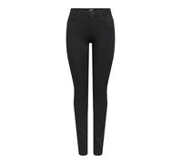 ONLY ONLFOREVER Life HW SK SOO796C Noos Pantalones para Mujer, Mezclilla Negra, Talla L, Negro Denim, L
