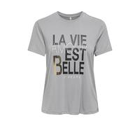 ONLY Onlfree Life Modal S/S Atelier Top Jrs Taller, Ultimate Grey, XL para Mujer
