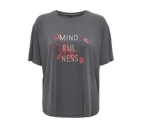 ONLY Onlfree Life S/S Print Top Box Jrs Camiseta, Imágen/Impresión: Mindfulness, S Mujeres