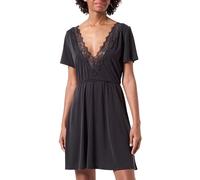 ONLY Onlfree S/S Lace Dress Jrs Vestido de Punto, Negro, L para Mujer