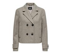 ONLY Onlfreja Life Short Db Jacket OTW Noos Abrigo, Mocha Merengue/Detalle: Melange, M