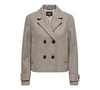 ONLY Onlfreja Life Short Db Jacket OTW Noos Chaqueta, Mocha Merengue/Detalle: Melange, XXXL