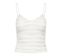 ONLY Onlgayle S/L Cropped Top Box JRS, Cloud Dancer, M