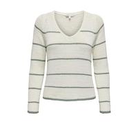 ONLY Onlgeena L/S V-Neck Knt Nca, Cloud Dancer, L para Mujer