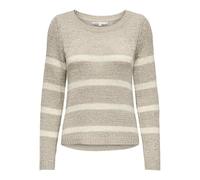 ONLY Onlgeena XO L/S Pullover Knt Noos Jersey de Punto, Beige, M para Mujer