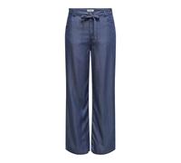 ONLY Onlgianna Charis MW Straight Pants Wvncc, Dark Azul Denim, M / 32L Mujeres