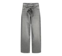 ONLY ONLGIANNA Vaqueros de Corte Recto para Mujer, Cintura Media, Corte Globo, Vaqueros, Medium Grey Denim, 32W / 32L
