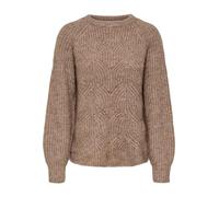 ONLY Onlgila Life LS Structure O-Neck BF Knt, Coconut Toasted, M para Mujer