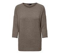ONLY Onlglamour 3/4 Top Jrs Noos Camiseta de Manga Larga, Falcon/Detalle: Melange, Mujer