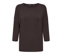 ONLY Onlglamour Jrs Noos Top con Cuello O Y Mangas 3/4 para Comodidad Diaria, Black Coffee, L Mujeres