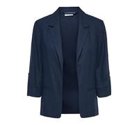 ONLY Onlgoa 3/4 Unline Linen Bl Blazer CC TLR, Azul Marino, 36 Mujeres