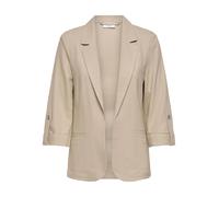 ONLY Onlgoa 3/4 Unline Linen BL Blazer CC TLR, Beige, 38 Mujeres, Beige, 38