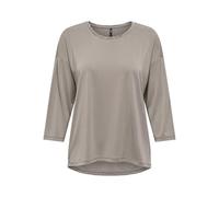 ONLY Onlhannah 3/4 Top Jrs, Gris, M Mujeres