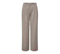 ONLY Onlhattie HW Pleat Mel Str Pant TLR, Gris Pardo, 32W / 32L Mujeres