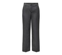ONLY ONLHATTIE-Lana HW Wide Mel Pant TLR, Gris Oscuro, 42W x 32L