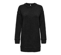 ONLY Onlhazel LS O-Neck Dress BF Knt, Negro, L Mujeres