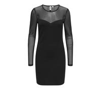 ONLY Onlheart-Becki L/S Mix Bodycondress Wvn, Negro, XL Mujeres