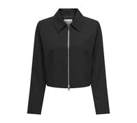 ONLY Onlhelene Life L/S Zip Jacket Cc TLR - Chaqueta para mujer, Negro, 40