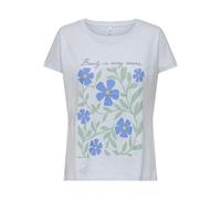 Only Onlhill Life S/S Print Top Box Jrs, Azul Balada, L Mujeres