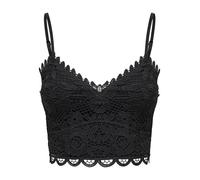 ONLY Onlhoney Strap Top Jrs, Negro, L Mujeres