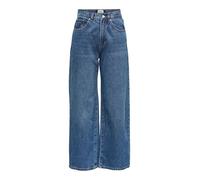 ONLY Onlhope Ex HW Wide Dnm Add465 Noos Vaqueros, Medium Blue Denim, 27W / 34L para Mujer