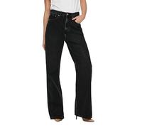 Only ONLHOPE EX HW Wide DNM ANA129 Noos, Jeans De Las Mujeres, Black Denim, 25/30