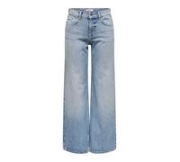 ONLY Onlhope Low Waist Wide Dnm Tai, Medio De Mezclilla Azul, 29W / 32L Mujeres