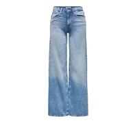 ONLY Onlhope Low Waist Wide Dnm Tai194 Noos, Denim Light Medium Blue Denim, 26W x 30L Mujeres