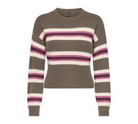 ONLY Onlibi LS Stripe O-Neck CC Knt, fósil, XL para Mujer