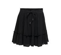 Only Onlibiza Life WVN Noos - Falda Corta para Mujer, Negro, S