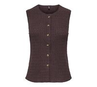 Only Onlilse Life S/L Structure Vest Jrs Noos, Caoba Profunda, M para Mujer
