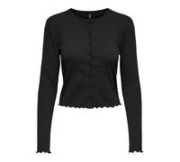 ONLY Onlina L/S Cardigan Jrs, Negro, XS para Mujer